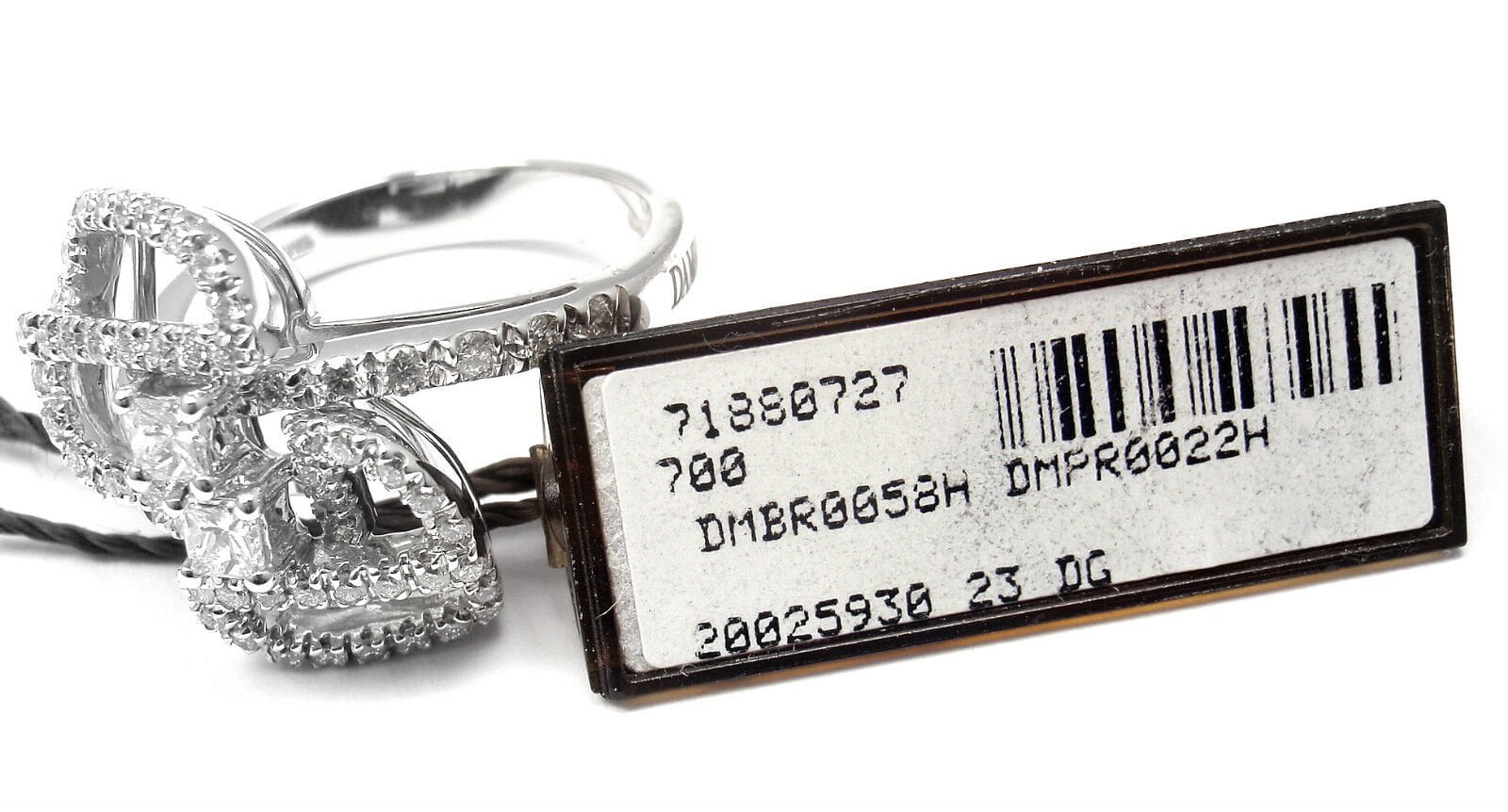 Authentic Damiani Madeira 18k White Gold 0.80ct Diamond Ring with Certificate - Luxury Italian Jewelry for Women, Perfect for Engagement, Anniversary & Special Occasions