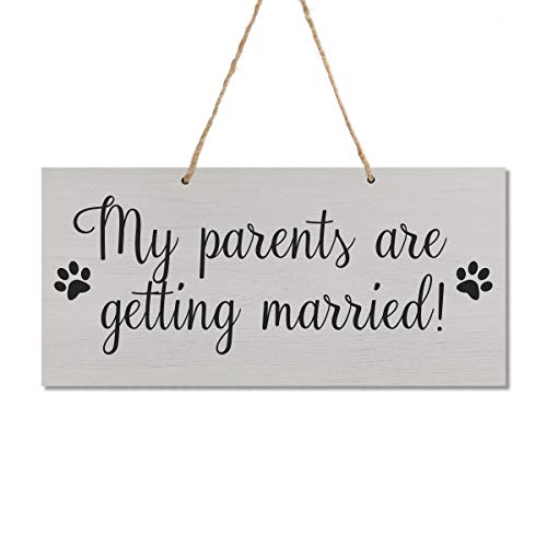 My Parents are getting married w dog prints