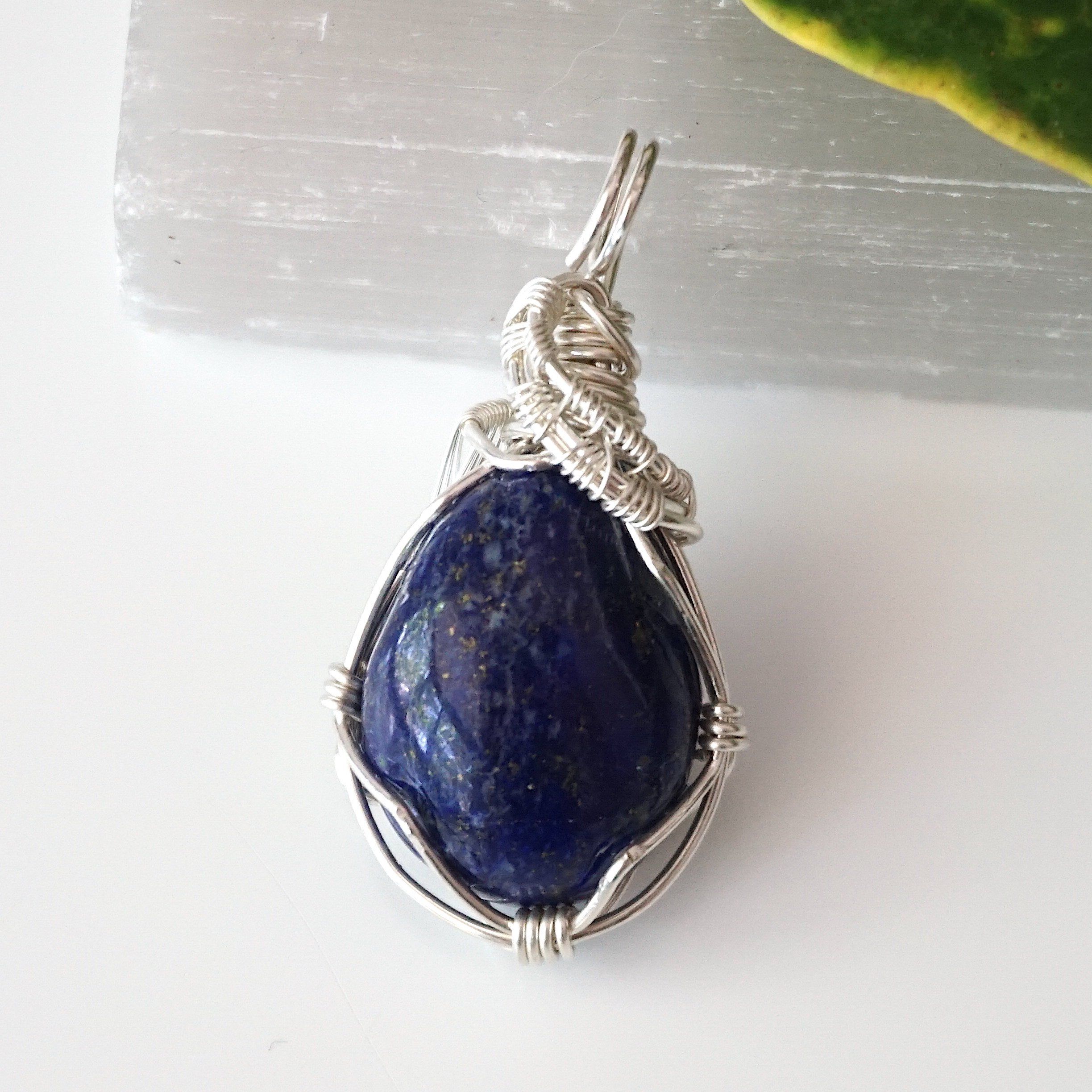 Lapis Lazuli Necklace for Women - Genuine Blue Stone Jewelry for Healing & Spiritual Energy | Perfect for Meditation, Yoga & Gift Giving