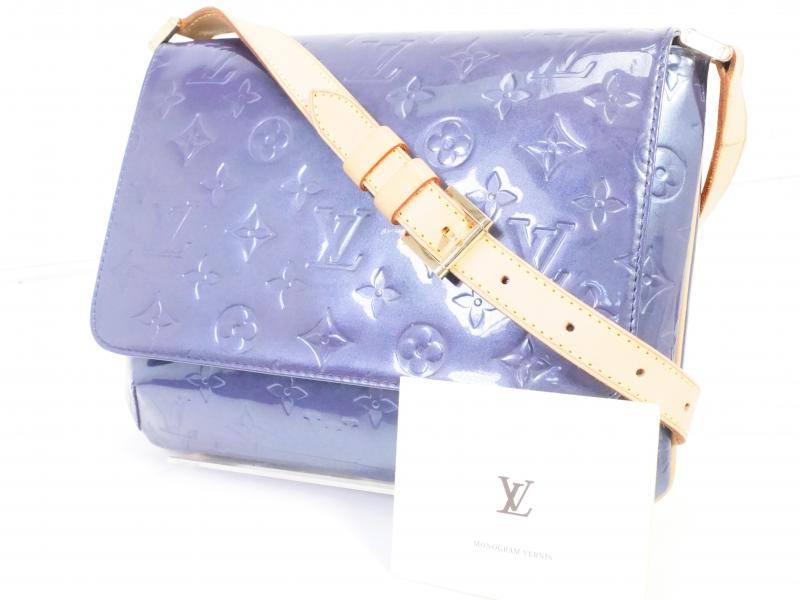 Authentic Pre-Owned Louis Vuitton Vernis Indigo Blue Thompson Street Shoulder Bag 191509 | Luxury Vintage Handbag for Women | Perfect for Date Night, Office & Special Occasions