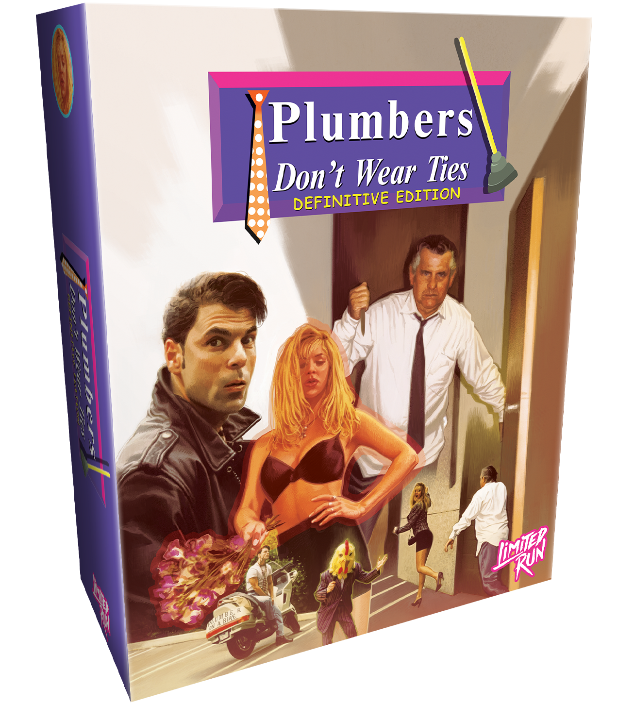 Limited Run #527: Plumbers Don't Wear Ties - Definitive Collector's Edition for PS4 | Rare Retro Game for Collectors & Gaming Enthusiasts | Perfect for Display & Nostalgic Game Nights