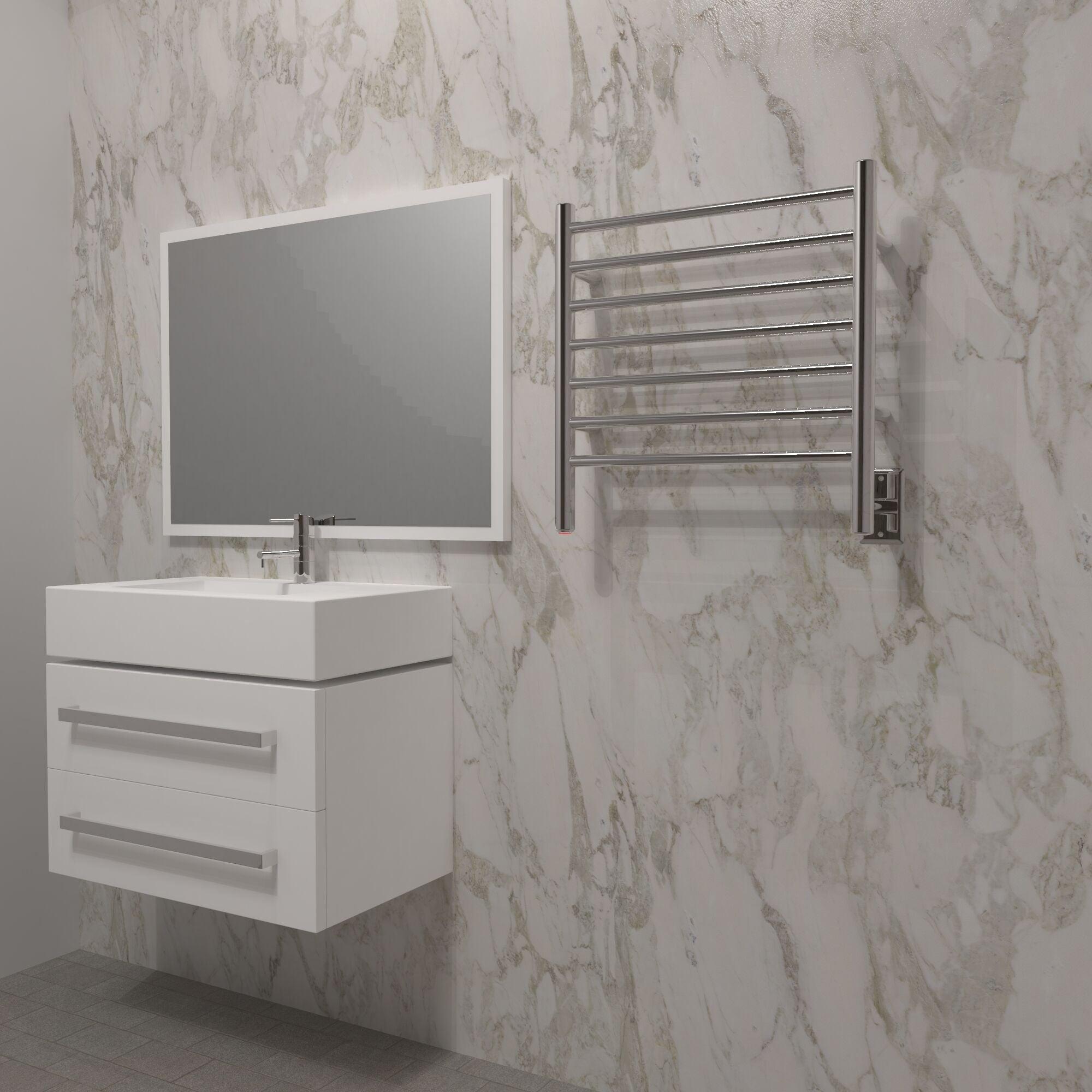 Amba Radiant Small Straight Plug-in & Hardwired Towel Warmer - 20.37