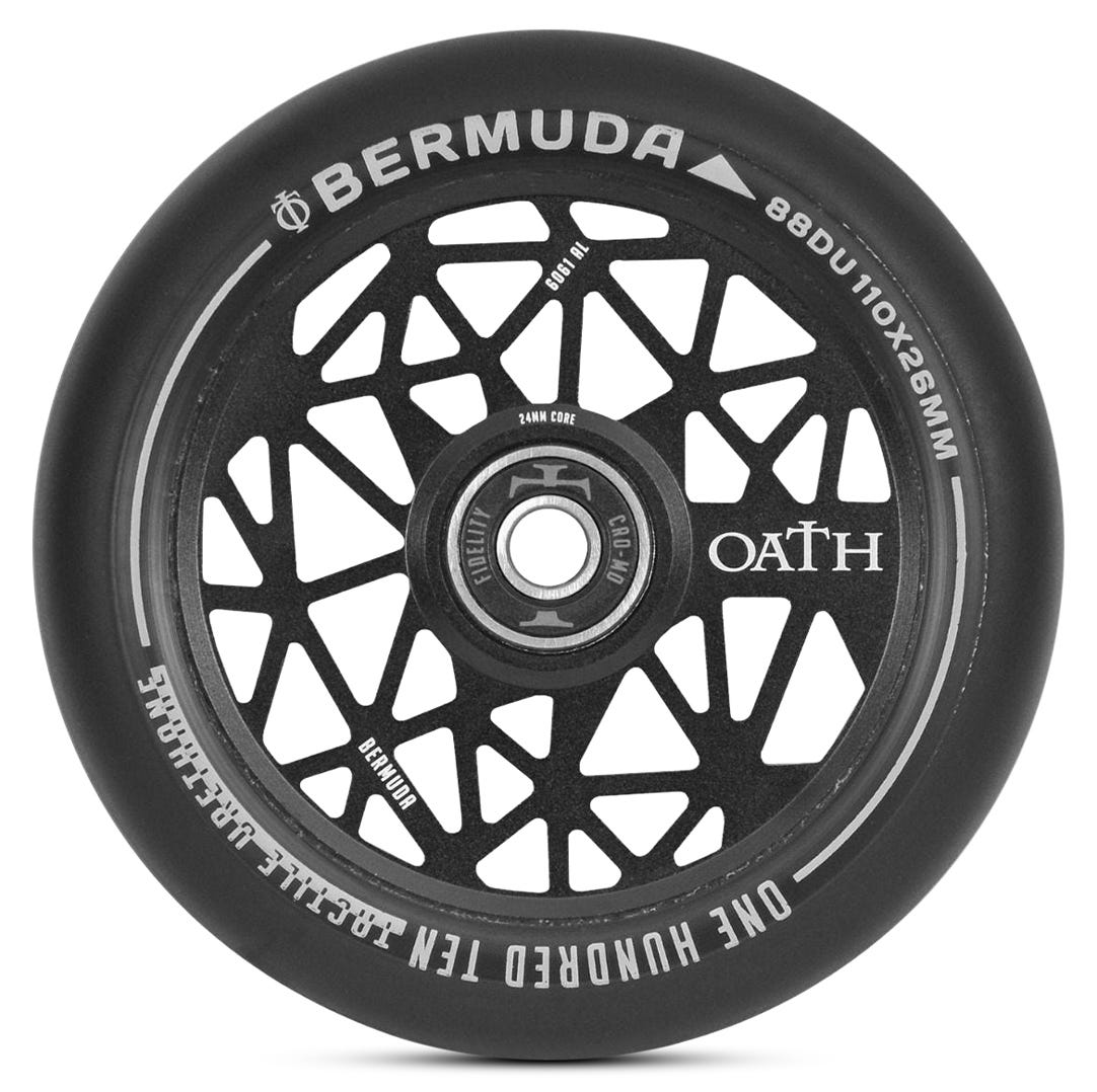 Oath Bermuda 120mm Skateboard Wheels - High Performance for Cruising, Longboarding & Street Skating