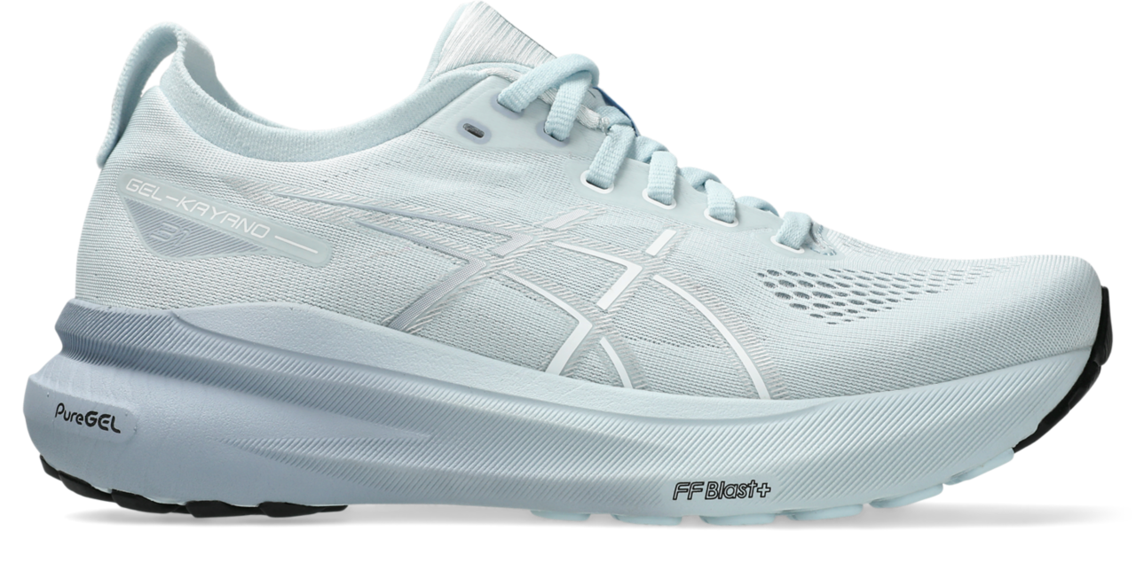 ASICS Women's GEL-Kayano 31 Running Shoes - Cool Grey/Pure Silver - Stability & Cushion for Road Running, Jogging, Gym Workouts