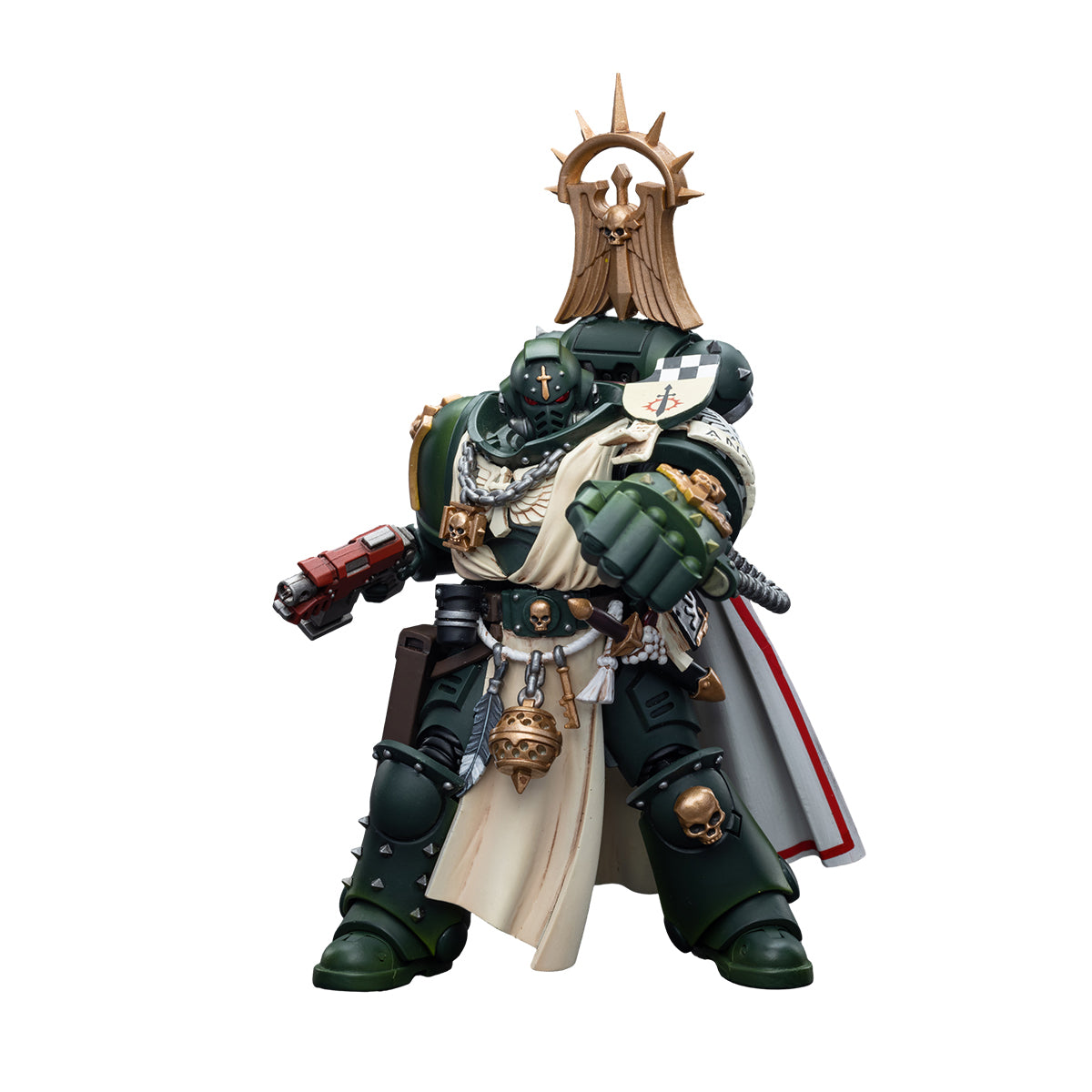 Warhammer 40K Dark Angels Master with Power Fist - Miniature Figure for Tabletop Gaming & Collecting