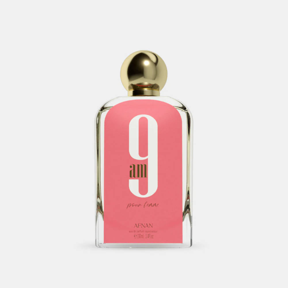 9 AM EDP Pour Femme 100ml - Women's Floral Fruity Perfume for Daytime Wear, Office & Casual Occasions