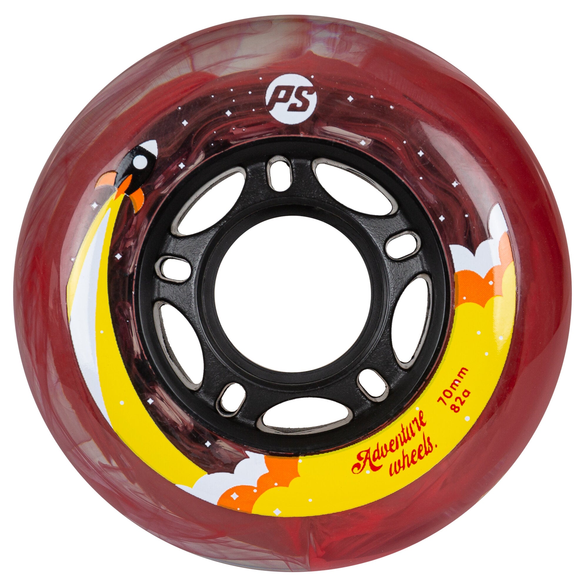 Adventure 70/82A Skateboard Wheels - 4 Pack Set for Smooth Cruising & Street Skating | Perfect for Beginners & Pro Riders