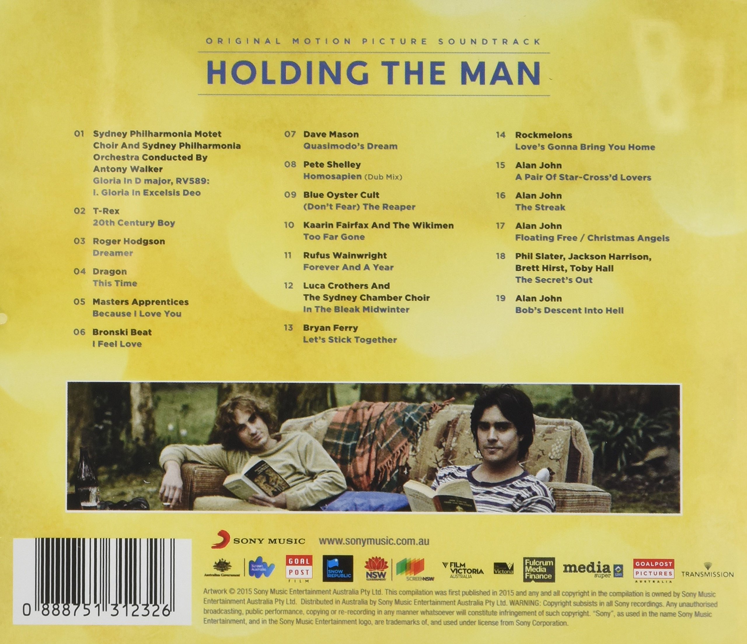 Holding the Man Original Motion Picture Soundtrack - Official Movie Score & Songs - Perfect for Film Lovers, Romantic Drama Fans & Music Collectors