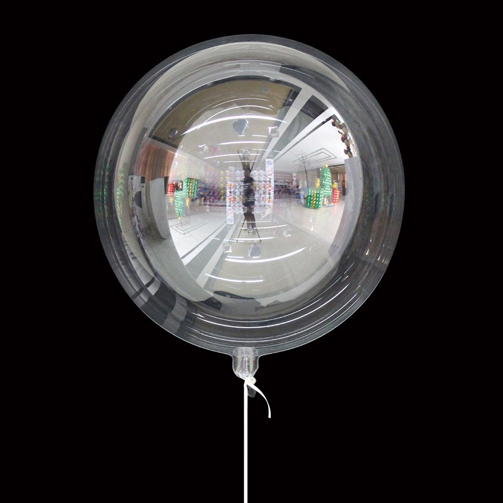 10PCS Clear Round Bubble Balloons - Traceless PVC Balloons for Birthday, Wedding, Party Decorations (No Wrinkles) - Perfect for Indoor/Outdoor Events, Baby Showers & Photo Backdrops