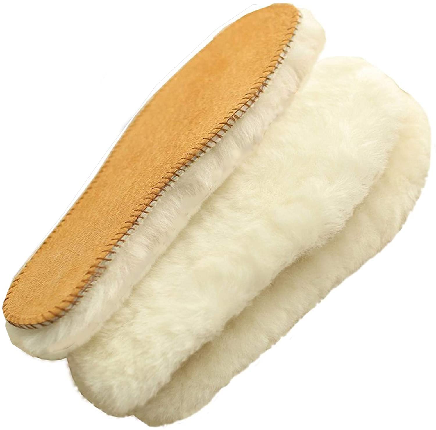 Premium Australian Sheepskin Insoles - Thick & Warm Wool Insoles for Women & Men - US Size 12 (M) - Perfect for Winter Boots, Slippers & Cold Weather Comfort
