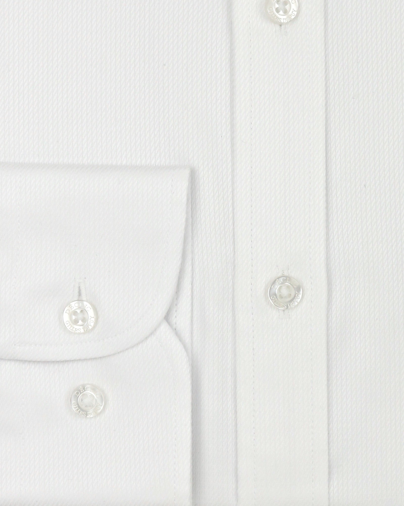 DÉCLIC Stewart Standard Shirt - Premium White Casual Button Down Shirt for Men | Office Wear, Date Night & Business Casual Outfits