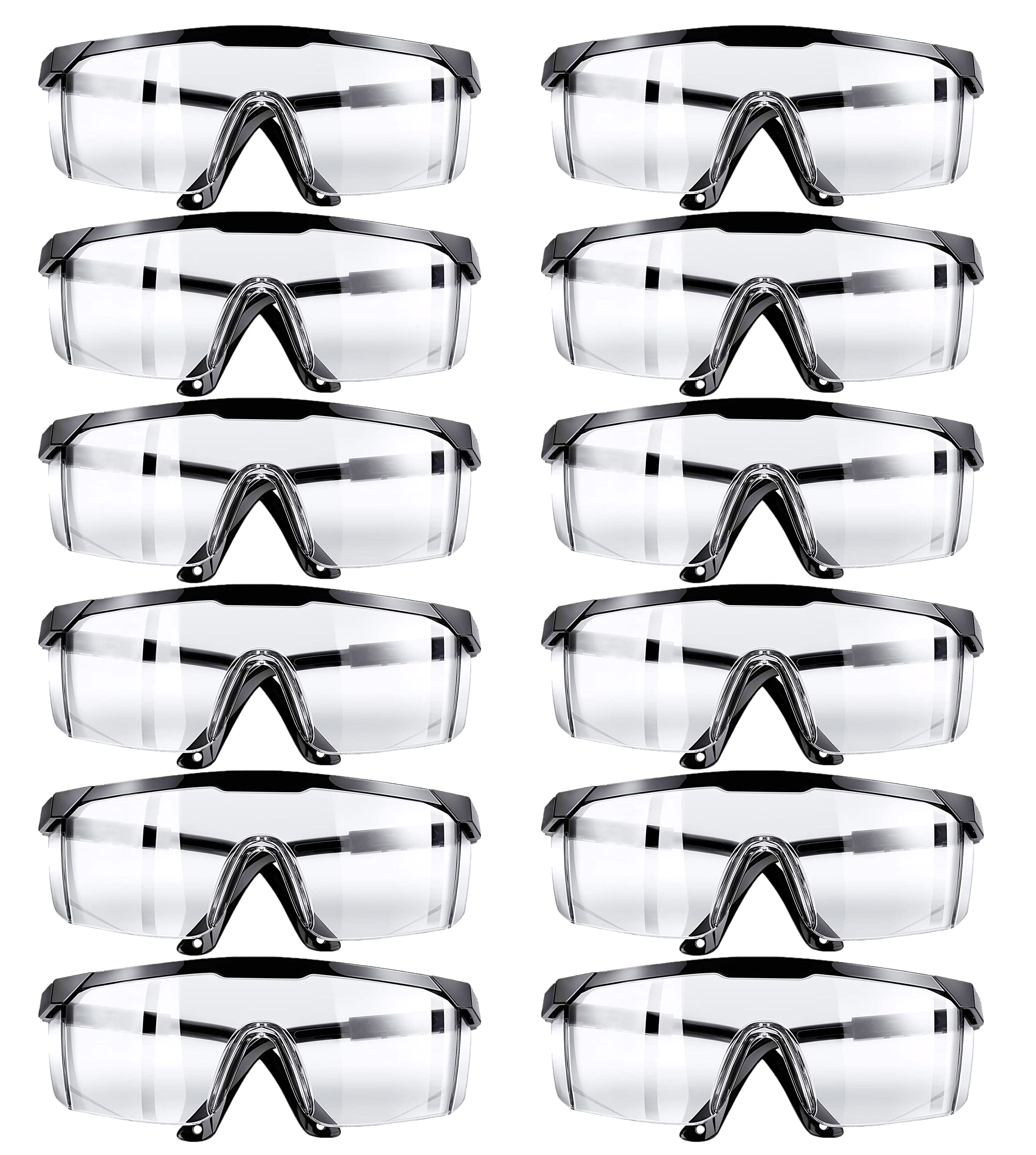 KINTS Safety Glasses - UV Resistant Protective Goggles with Adjustable Temples for Men & Women | Perfect for Construction, Woodworking, and DIY Projects