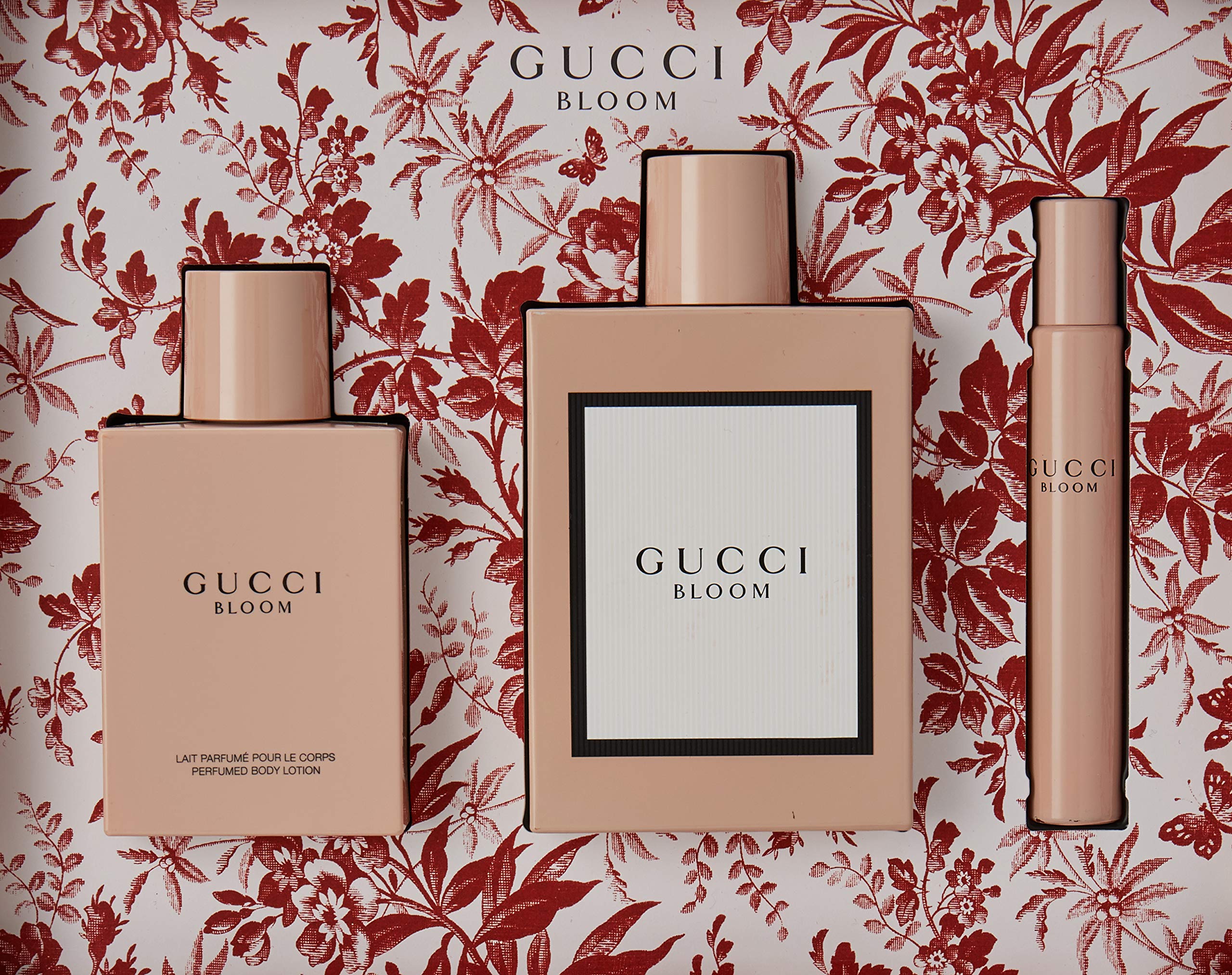 Gucci Bloom Eau de Parfum Gift Set for Women - 3 Piece Luxury Floral Perfume Spray Trio | Perfect for Gifts, Special Occasions & Everyday Elegance