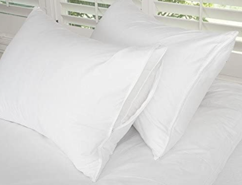 Premium Down Pillow Protector with Teardrop Closure - Waterproof & Hypoallergenic Pillow Cover for Bedding Comfort - Ideal for Allergy Sufferers & Luxury Bedrooms