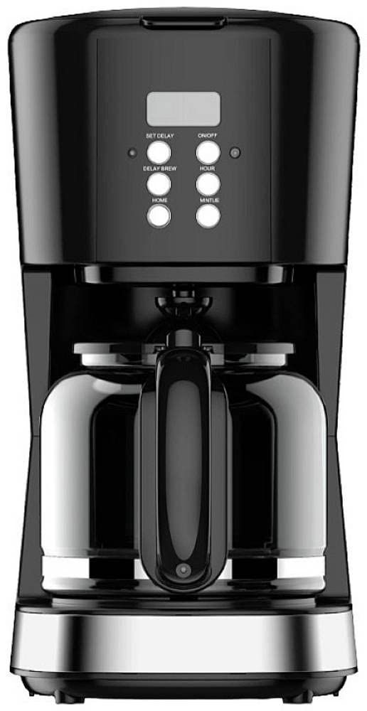 Programmable Drip Coffee Maker 12 Cups 1.5L - Adjustable Coffee Strength Drip Brewer - 900W Ground Coffee Machine with 24-Hour Timer, BPA-Free Anti-Drip Spout & Filter - Perfect for Home, Office & Restaurant Use
