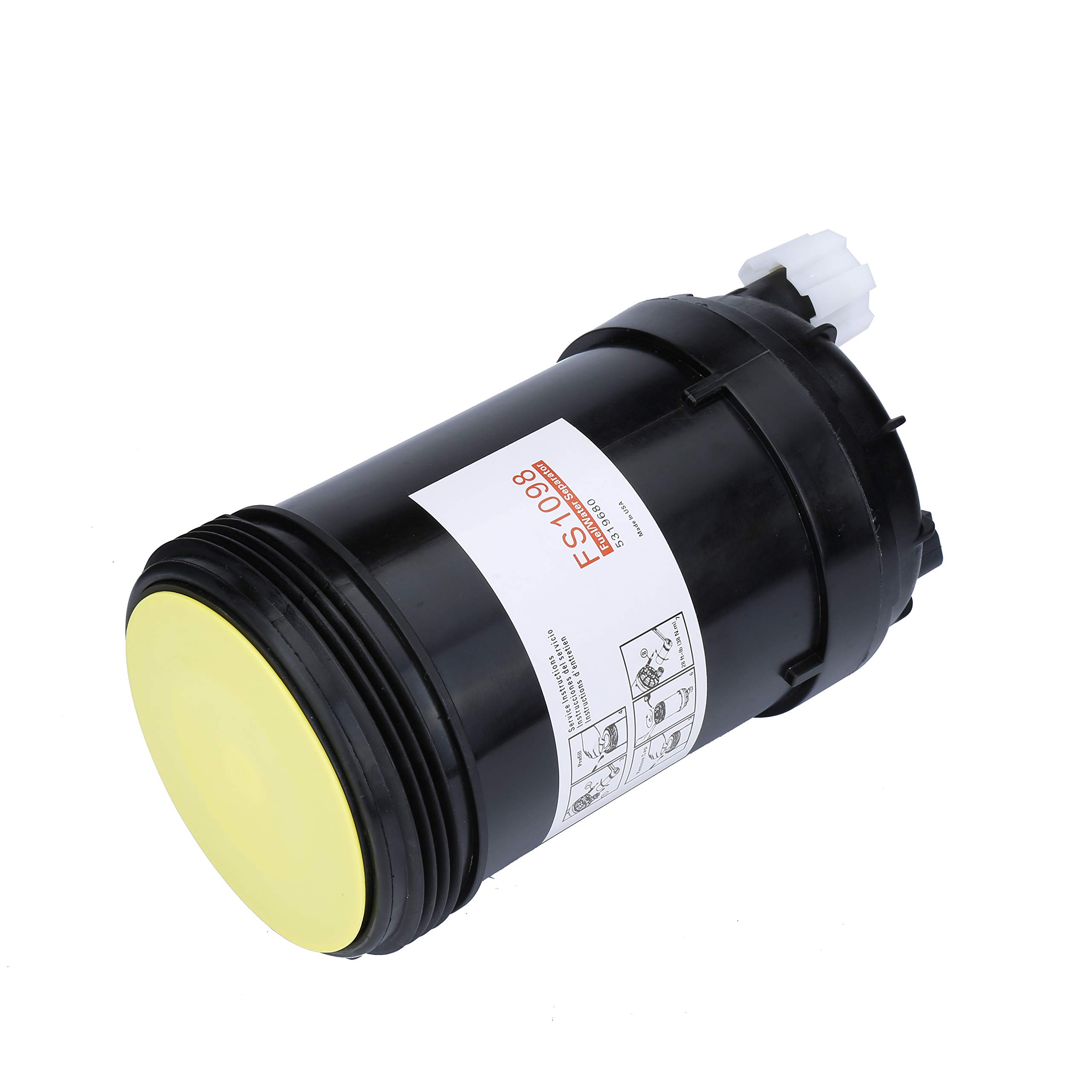 ONER FS1098 Fuel and Water Separator PCV Valve - High Efficiency Hydraulic Spin-On Filter Compatible with Cummins W100CFI W120CFI W130CFI - Replaces FS1098, 5308722, 5319680, FS20038 - Ideal for Heavy-Duty Truck and Industrial Equipment Maintenance