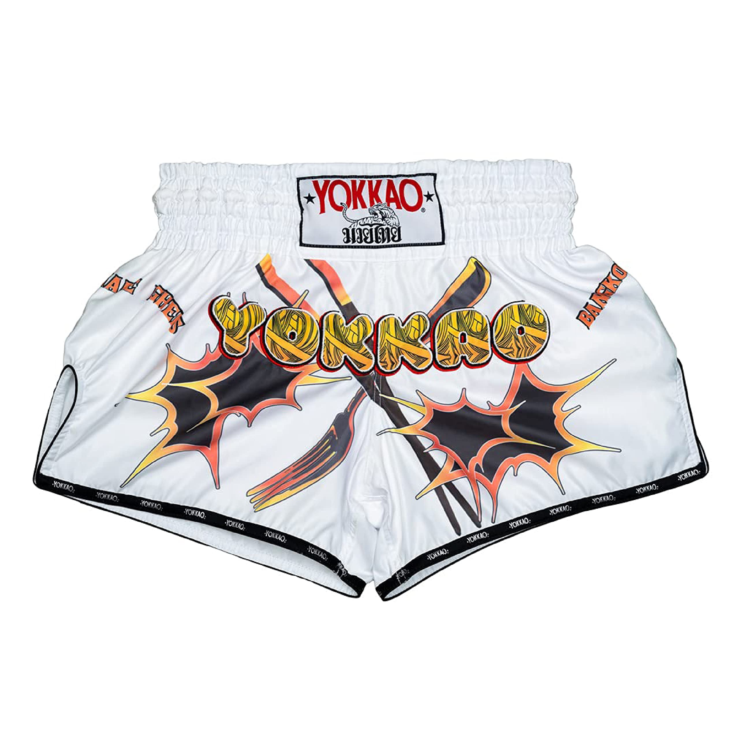 YOKKAO Premium Muay Thai Boxing Shorts for Men & Women - Lightweight, Breathable & Comfortable MMA Fight Shorts - Perfect for Training, Sparring & Competition