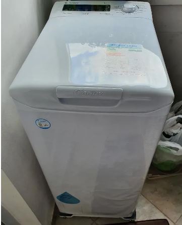 Candy CVFT G672TMH 7KG Inverter Top Load Washing Machine - Energy Efficient Euro Style Washer for Small Spaces & Apartments | Perfect for Compact Laundry Rooms & Urban Living
