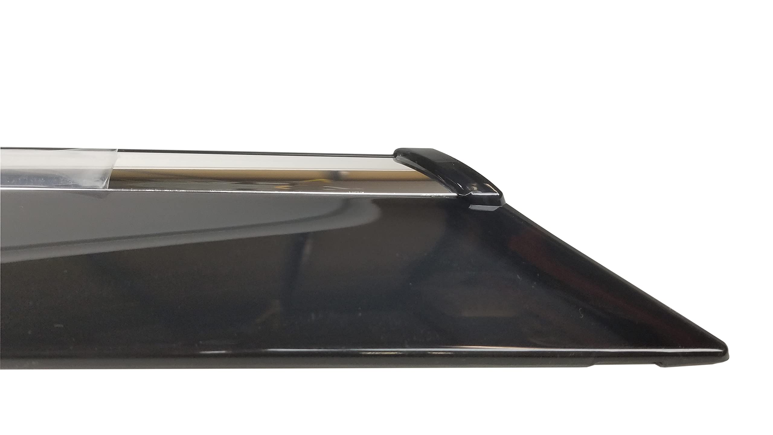 C&C CarWorx WV-O20-TFI Set of 4 Tape-on Injection-Molded Side Window Visor Rain Guards with Chrome-Style Trim for 2020-2024 Subaru Outback | Weather Protection & Style Enhancement for Driving in Rain or Sunny Conditions