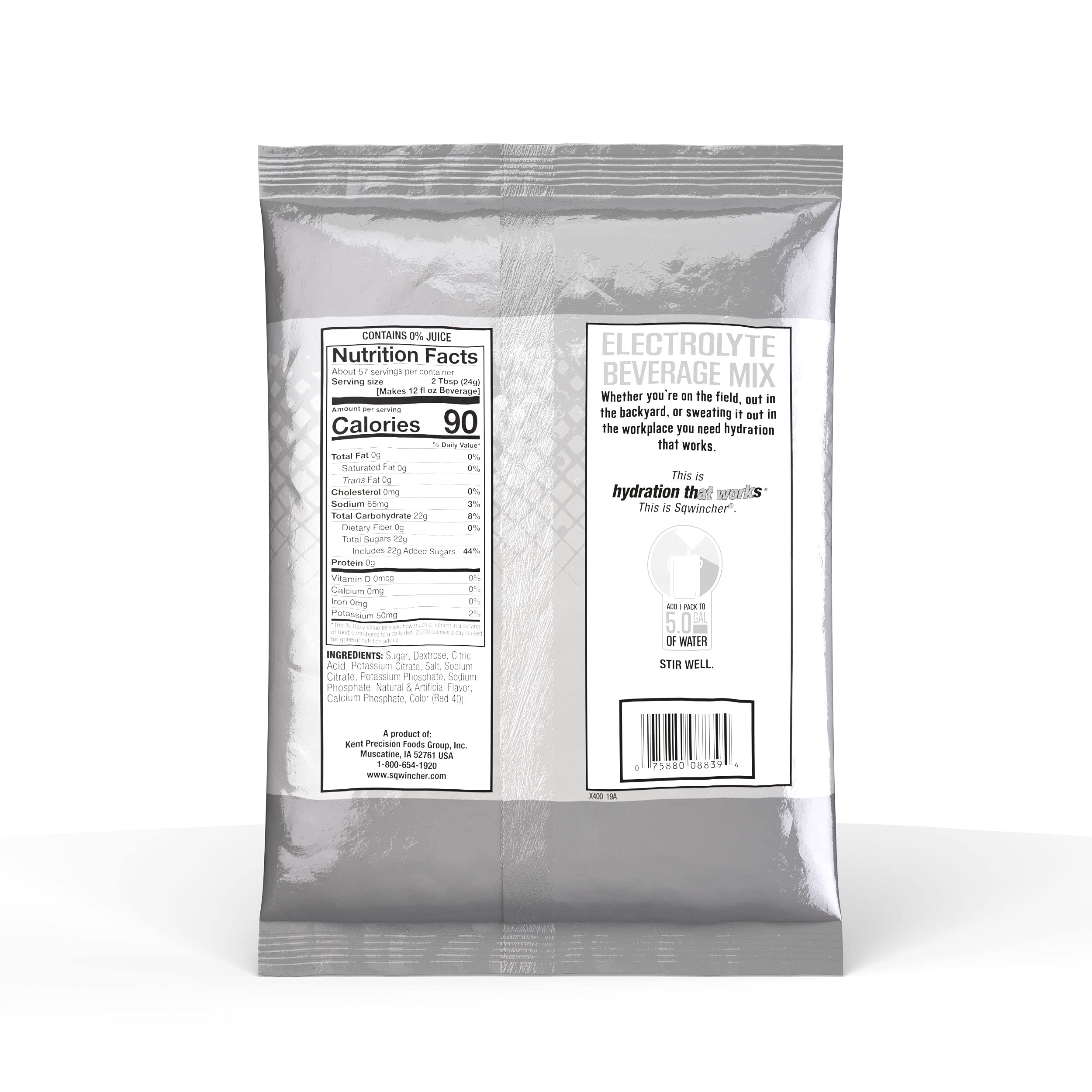 Sqwincher Electrolyte Powder Pack - Cool Citrus Flavor, 47.66 oz (Pack of 16) | Fast Hydration for Athletes, Outdoor Activities & Workouts