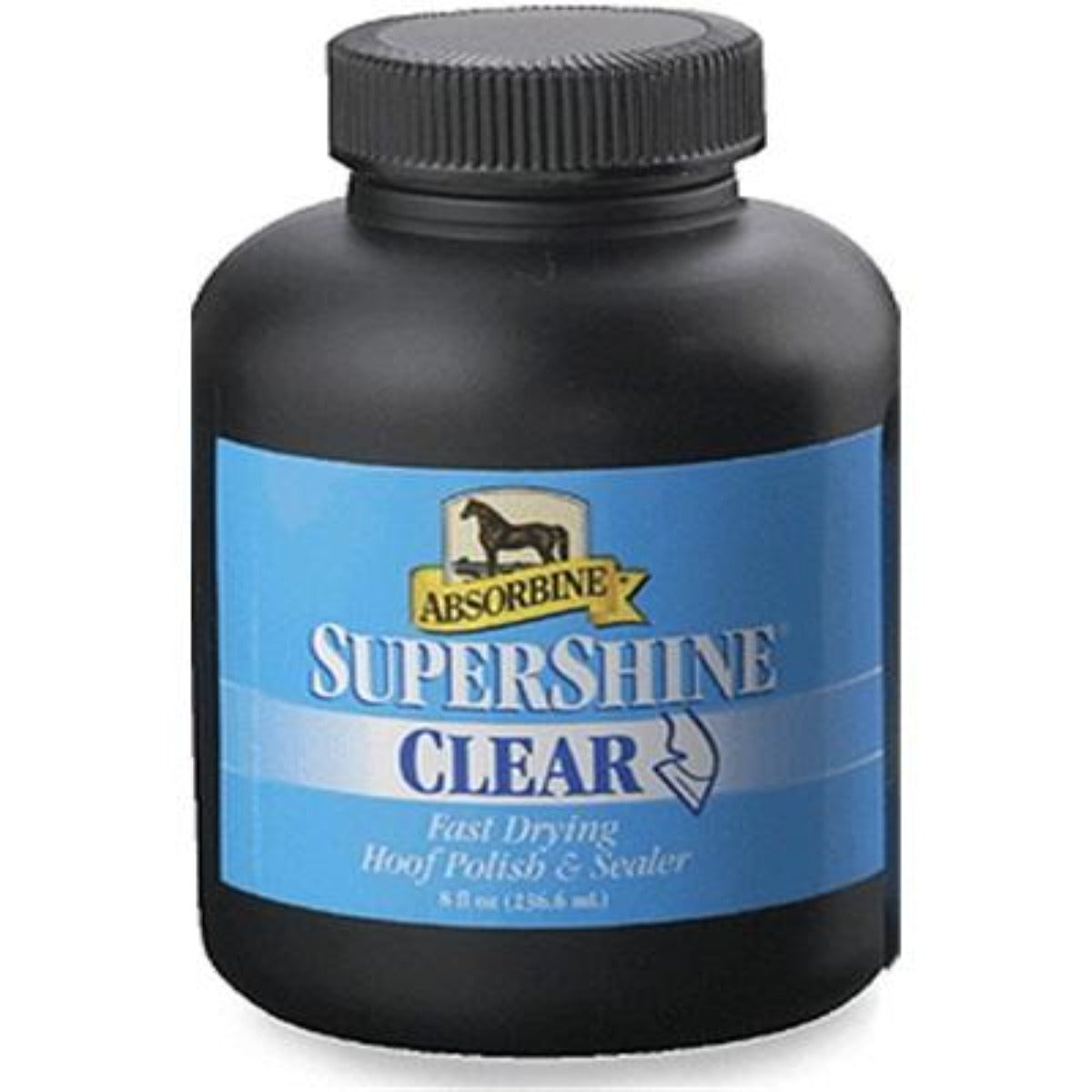 Absorbine Super Shine Clear Hoof Polish for Horses - Long-Lasting Hoof Conditioner & Shine Enhancer - Perfect for Show Prep, Daily Care & Hoof Protection