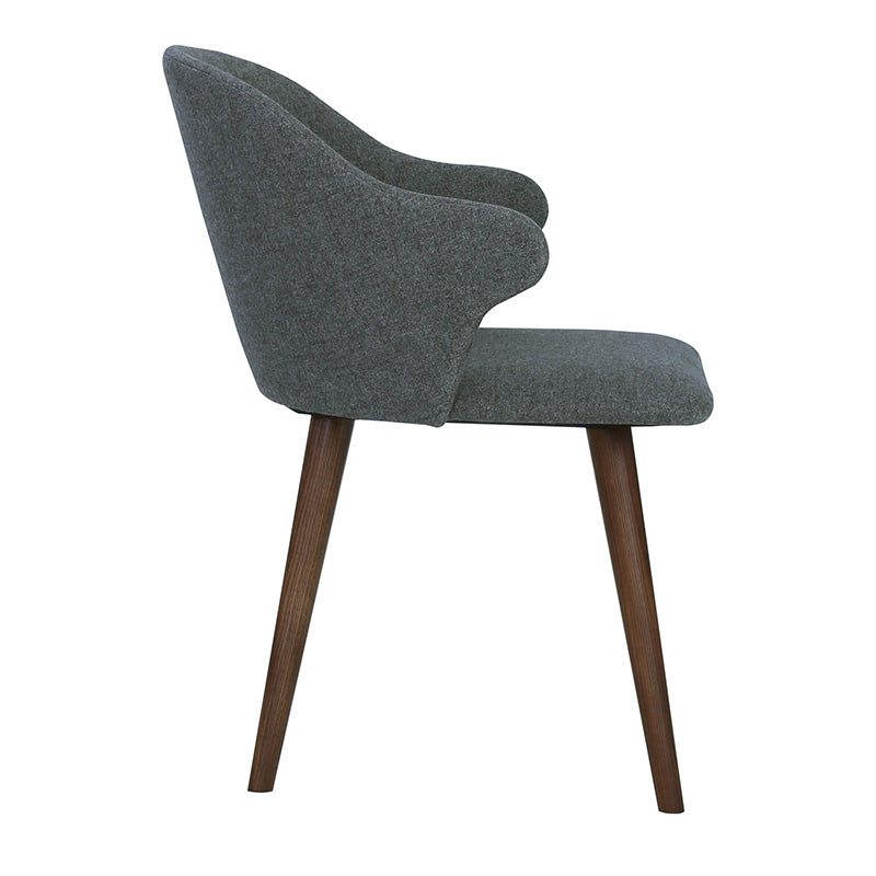 CEYLA Modern Grey Dining Chair - Sturdy & Comfortable Seat for Kitchen, Dining Room, or Office - Home & Restaurant Furniture