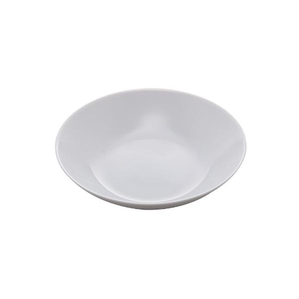 LUMINARC 20cm Grey Toughened Glass Deep Dinner Plate - Durable Soup & Granite Design for Diwali, Parties & Everyday Dining
