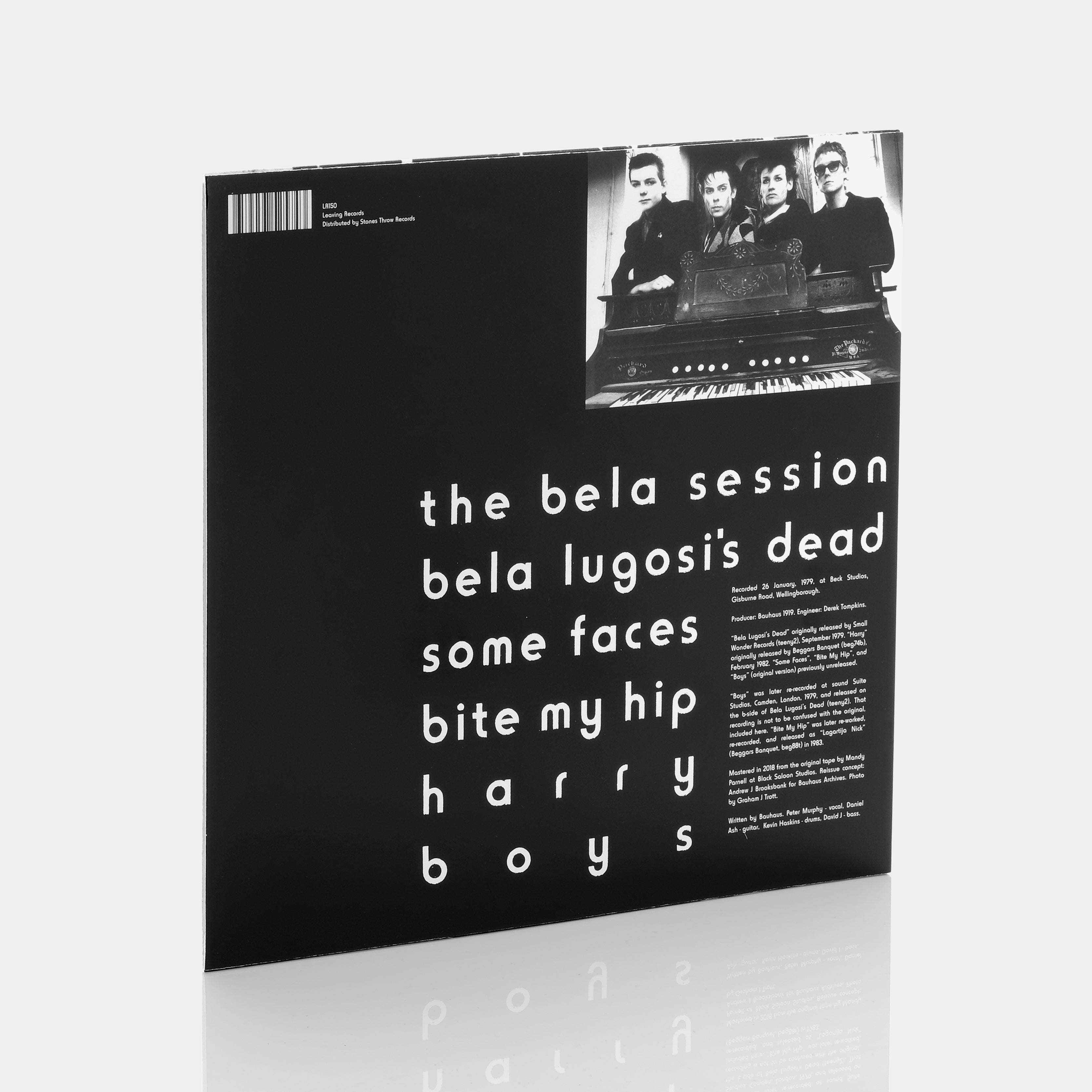 Bauhaus The Bela Session EP - Limited Edition Red & Black Vinyl Record | Collectible Gothic Rock Music for Audiophiles & Home Decor