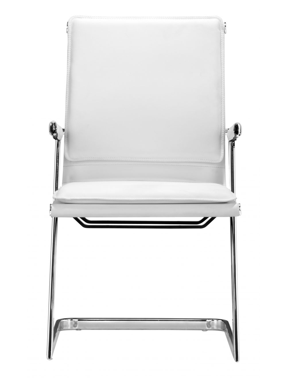 Premium ZUO Lider Plus Conference Leather Chair - Set of 2 Ergonomic Office Chairs for Executive Meetings & Home Offices - Perfect for Boardrooms, Corporate Settings & Professional Workspaces