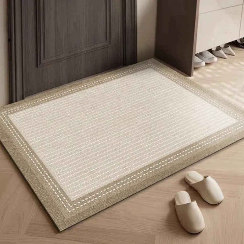 Rosie Geometric Waterproof Spillproof Runner Rug - Non-Slip Hallway Carpet for Entryway, Kitchen, Bathroom & High Traffic Areas | Easy to Clean & Durable Floor Mat for Home Decor