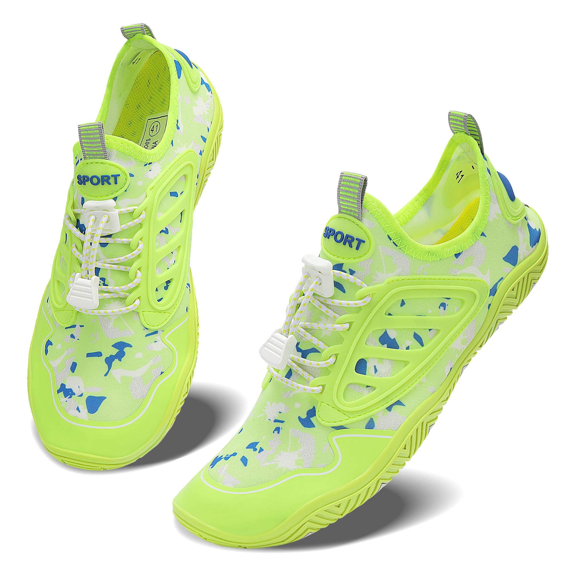 Men Women Athletic Water Shoes for Pool Beach Surfing - Quick Dry Aqua Yoga Outdoor Shoes for Hiking Swimming Water Sports