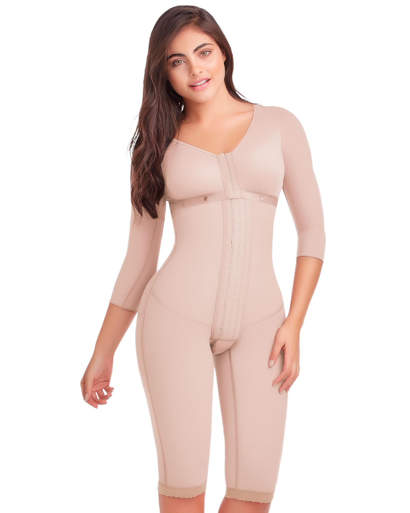 DELIE Fajas Colombianas 103 High Compression Shapewear Bodysuit for Tummy Control & Body Shaping | Slimming Underwear for Women, Postpartum Recovery, Workout & Special Occasions