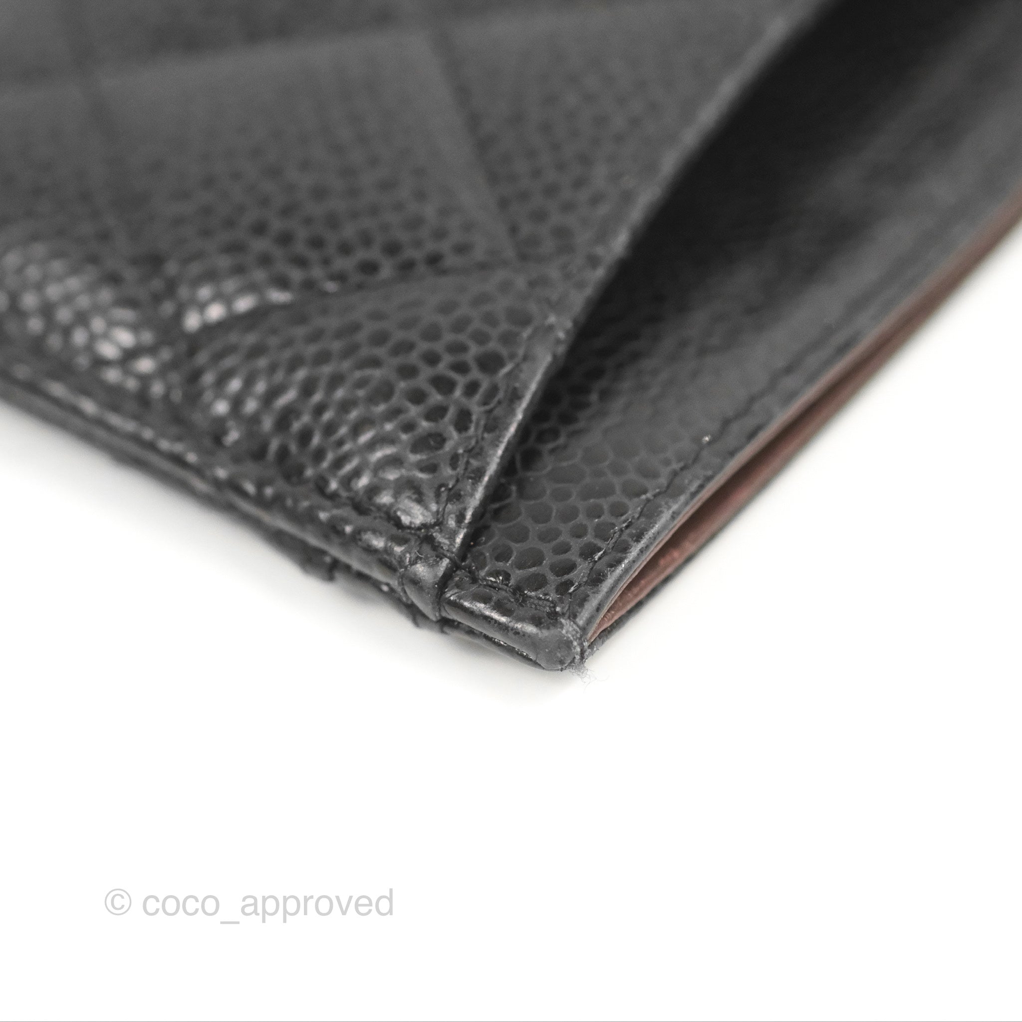 Chanel Classic Flat Card Holder in Black Caviar Leather with Gold Hardware - Perfect for Everyday Use & Luxury Gift Giving