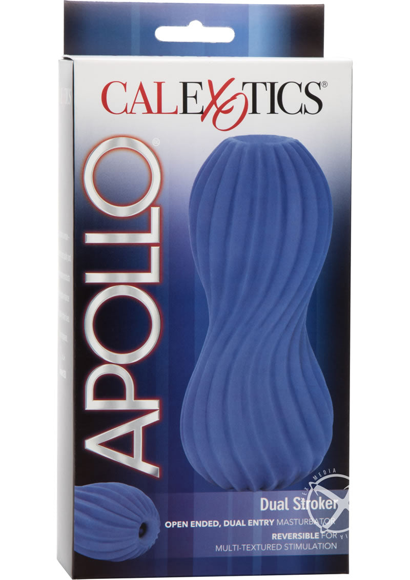 Apollo Dual Stroker Blue - High Performance Dual Action Massager for Muscle Relief & Relaxation - Perfect for Athletes, Gym Enthusiasts & Home Use