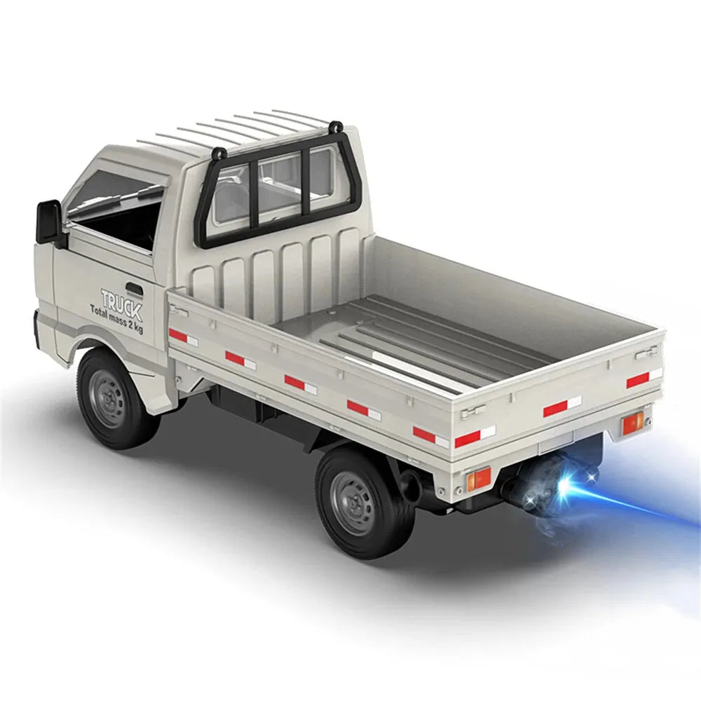 KFPLAN KF21 1/16 Scale 2.4Ghz 2WD Remote Control RC Van Toy with LED Lights & Spray Function - Ready-to-Run (RTR) for Kids | Outdoor Play, Birthday Gifts, Racing Competition