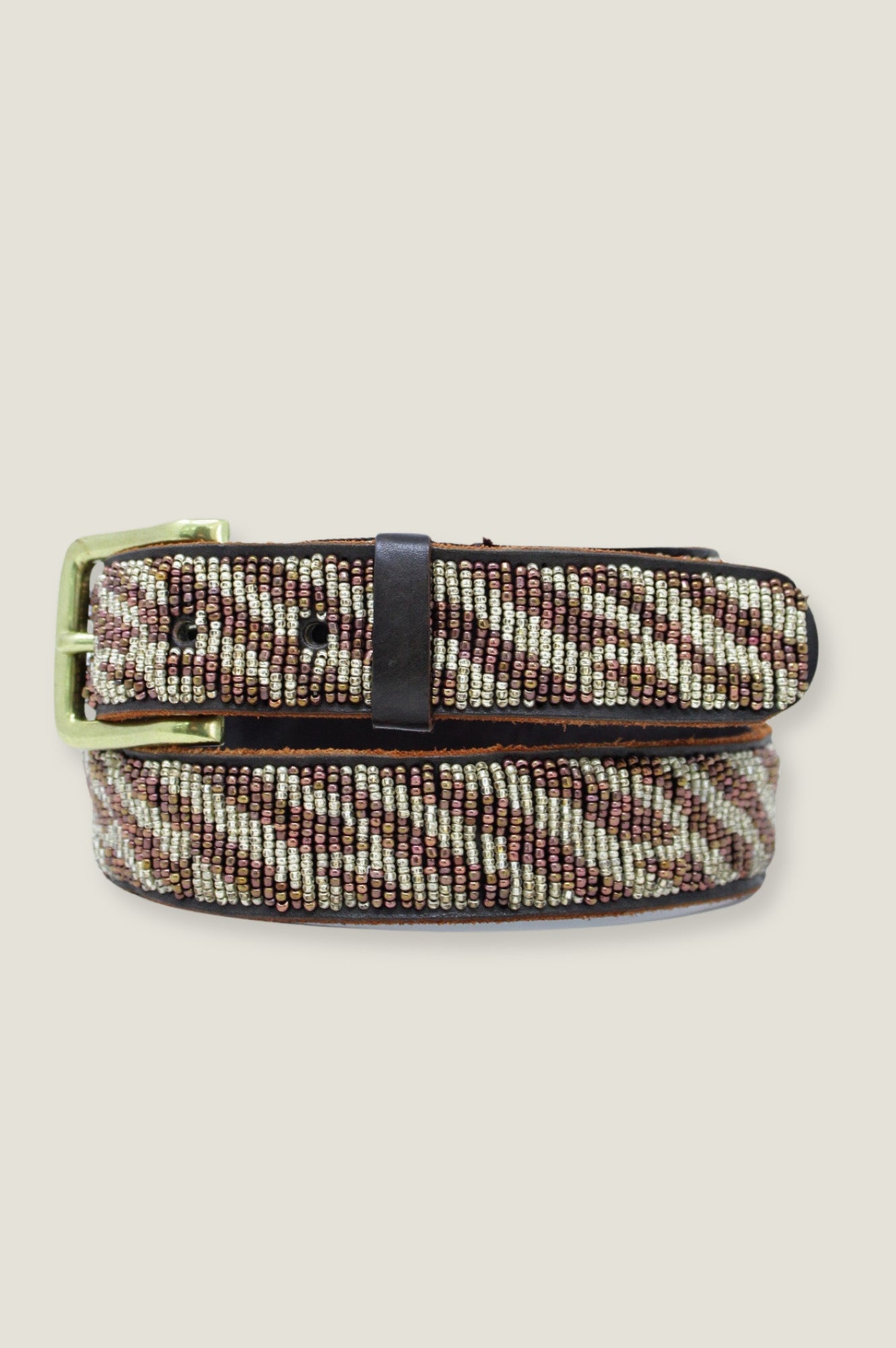 Stylish Bronze Zebra Print Belt for Men & Women | Fashionable Animal Pattern Accessory | Perfect for Casual Outfits, Jeans, and Dresses