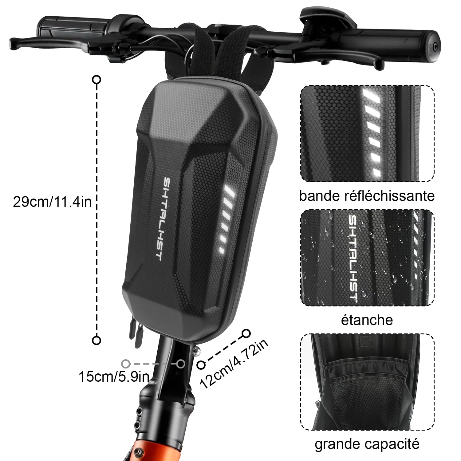 Electric Scooter Anti-Theft Lock - Secure U-Lock with Scooter Bag for Segway, Ninebot, Xiaomi, NIU - Perfect for Urban Commuting & Last-Mile Transportation