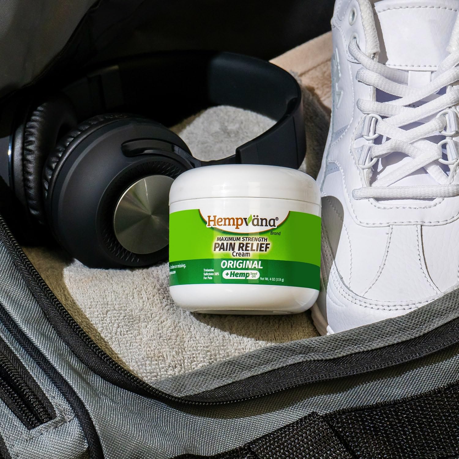 Hempvana Maximum Strength Pain Relief Cream for Muscle, Joint, Back, Knee & Shoulder Pain – Fast-Acting Hemp Cream for Neck, Elbow, Hand & Foot Discomfort – Perfect for Post-Workout Recovery & Daily Pain Management
