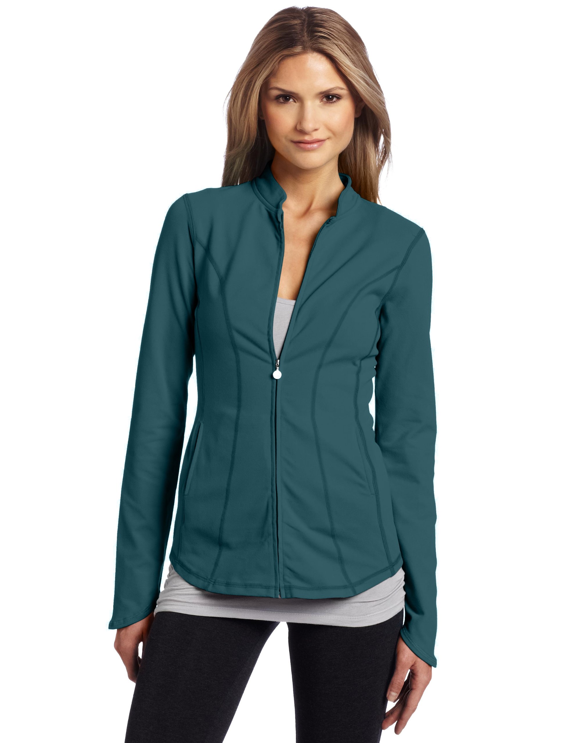 Beyond Yoga Long Curve Jacket - Women's Lightweight Stretchy Zip Up Hoodie for Yoga, Running & Lounge Wear | Perfect for Workouts & Casual Outfits