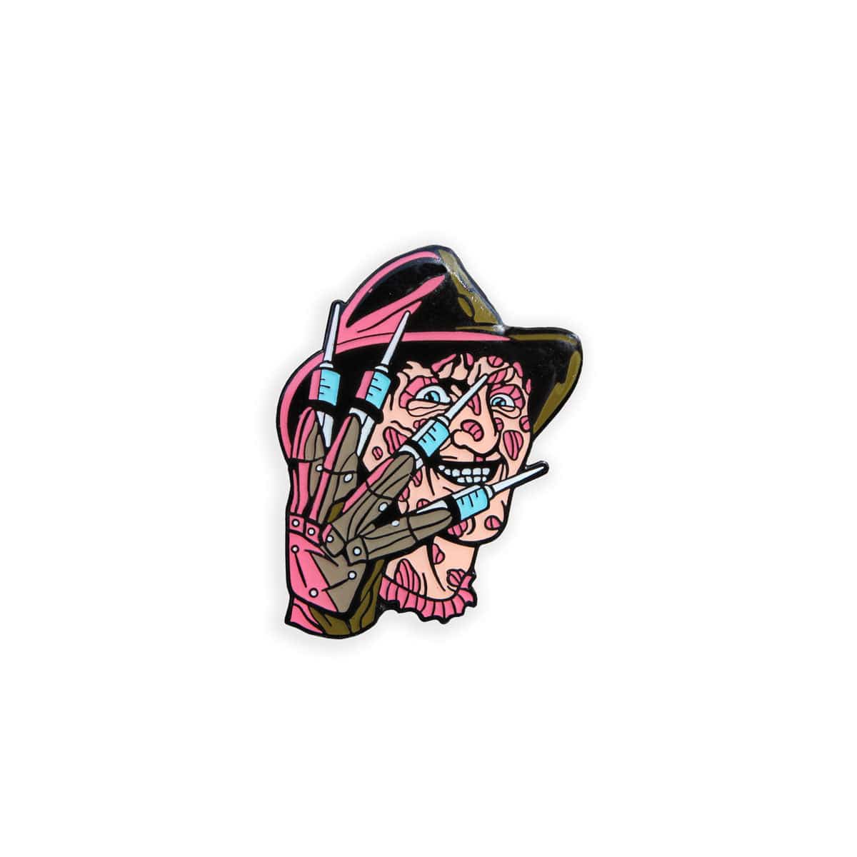 Freddy Krueger NOES 3 Dream Warriors Horror Movie Enamel Pin - Collectible Horror Merchandise for Fans & Cosplay