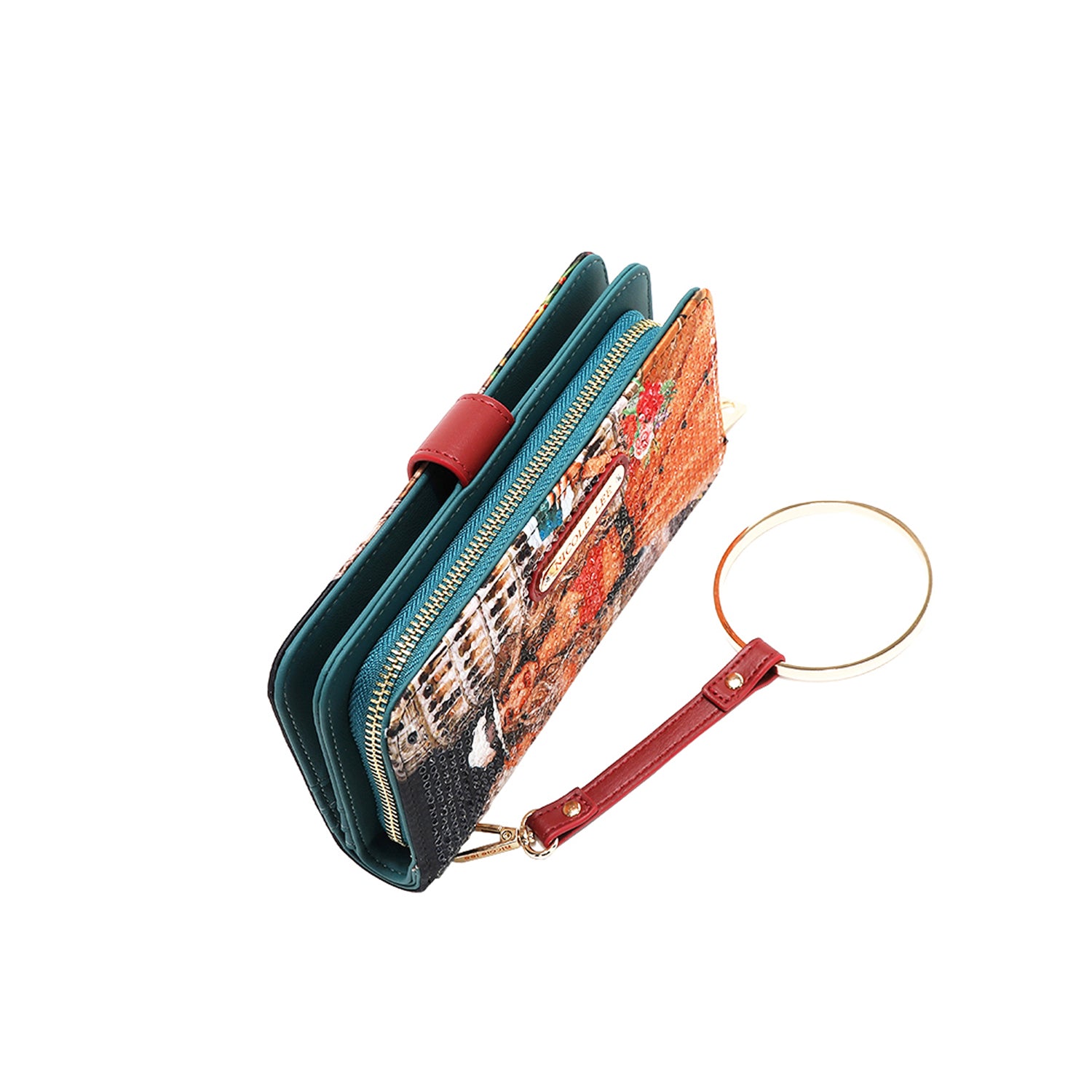 Premium NL Signature Bifold Wallet Wristlet for Women - RFID Blocking Leather Clutch with Wrist Strap - Perfect for Travel, Shopping & Everyday Use