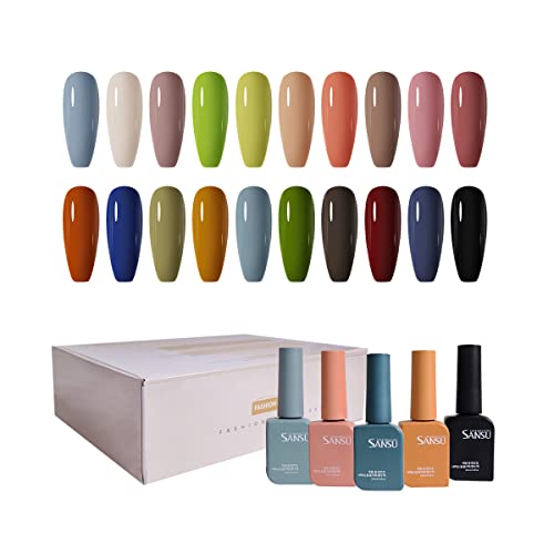2022 Best Korean Style 60 Colors UV Gel Nail Polish Set - Professional Salon Quality Long Lasting Gel Polish for Manicure & Pedicure | Perfect for Home Nail Art, Salon Use & Gift Giving