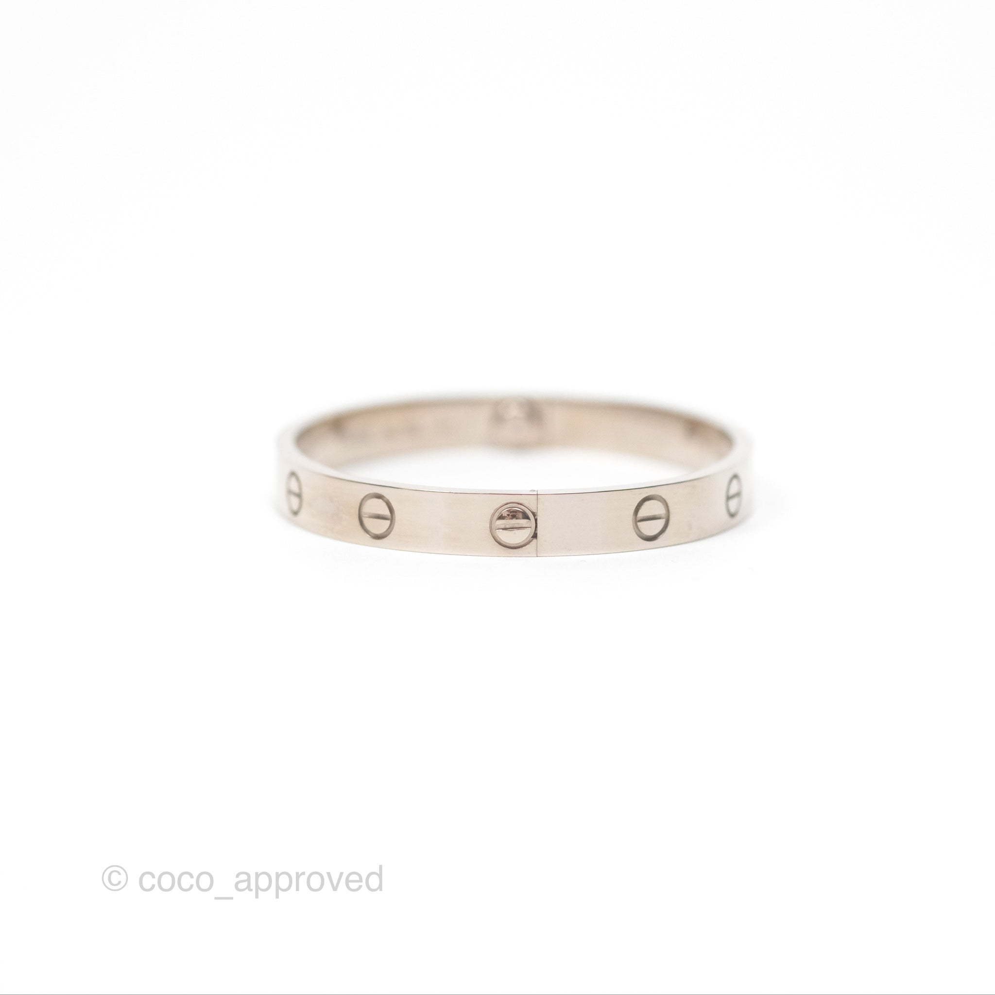 Cartier Love Bracelet in 18K White Gold - Luxury Diamond Bracelet for Women, Perfect for Anniversaries & Special Occasions