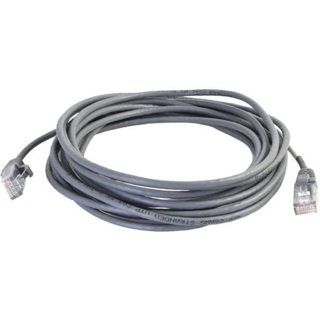 1Ft Cat5E UTP 28AWG Gray Ethernet Cable - High-Speed Network Cable for Home Office, Gaming, and Internet Connectivity