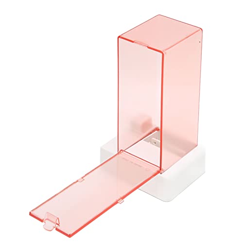 Automatic Cotton Pad Dispenser - Transparent PC Material Organizer with Non-Slip Bottom | Eco-Friendly Cotton Pad Storage for Bathroom, Makeup Vanity & Travel