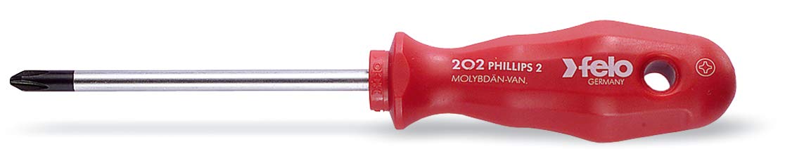 Felo 0715713117 Phillips #3 x 6-Inch Screwdriver - Premium 202 Series Screwdriver for Home Repair, Electronics & DIY Projects