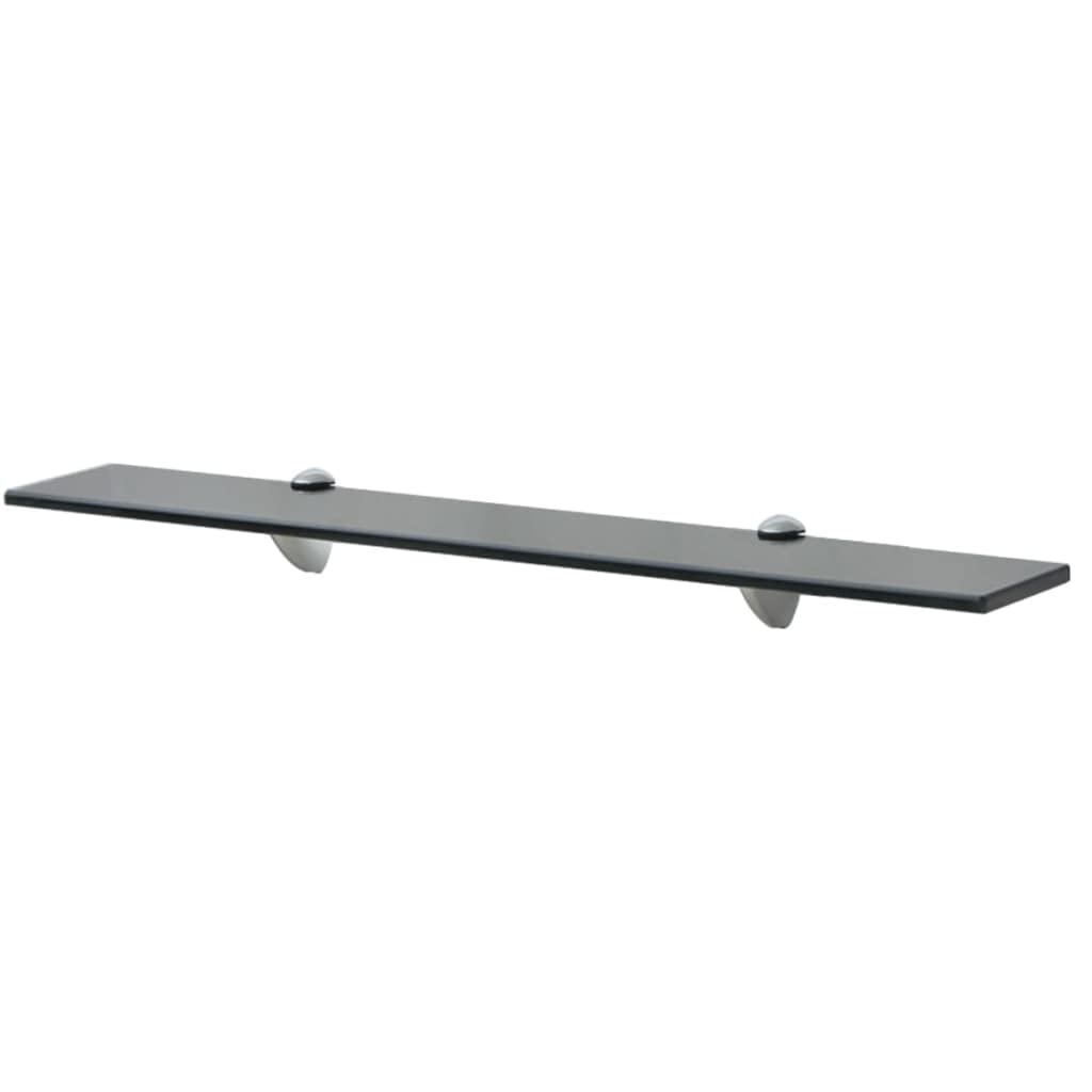 Clear Glass Floating Wall Shelf - 27.6