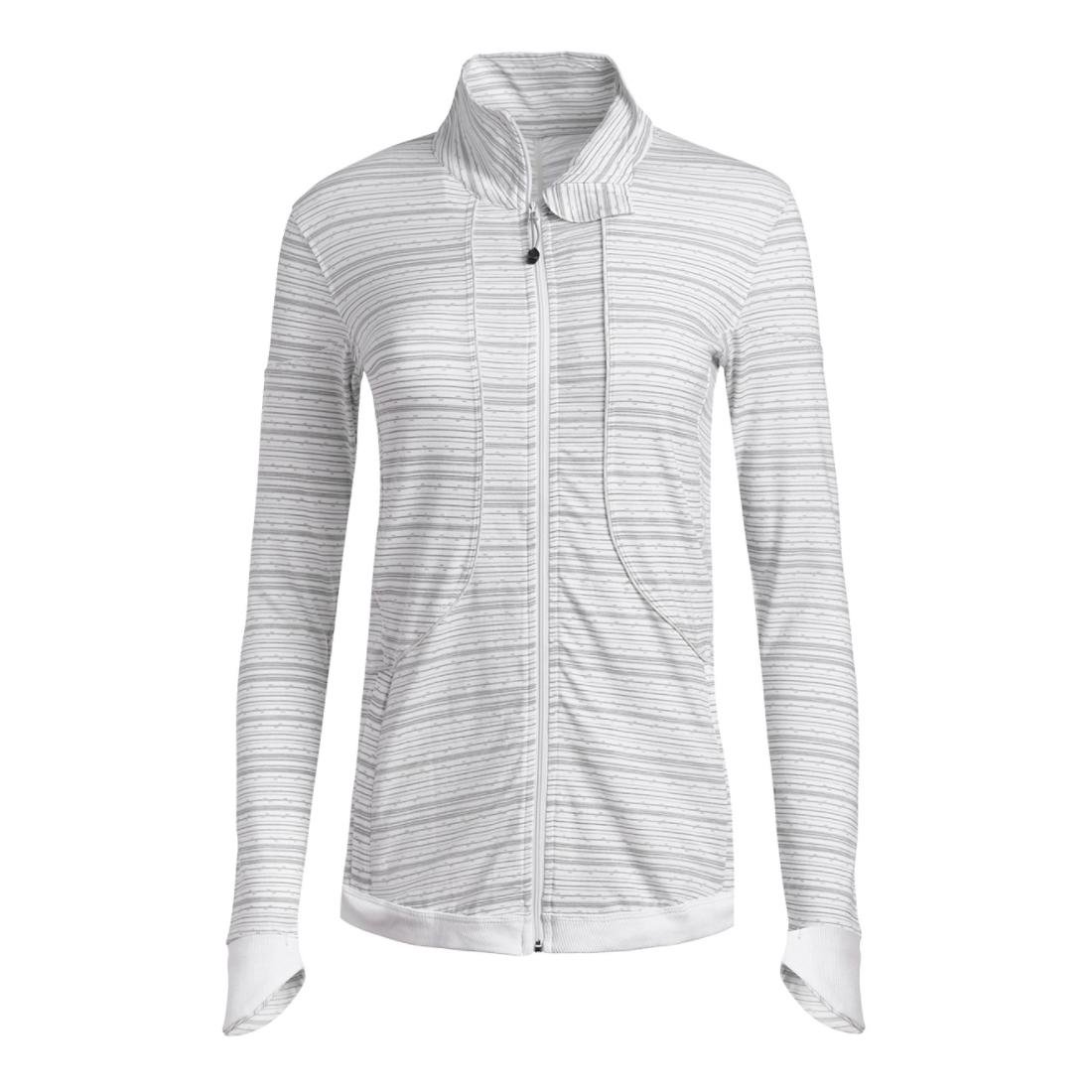 Tasc Performance Women's Unstoppable Print Jacket - Lightweight Water-Resistant Windbreaker for Running, Hiking & Outdoor Activities