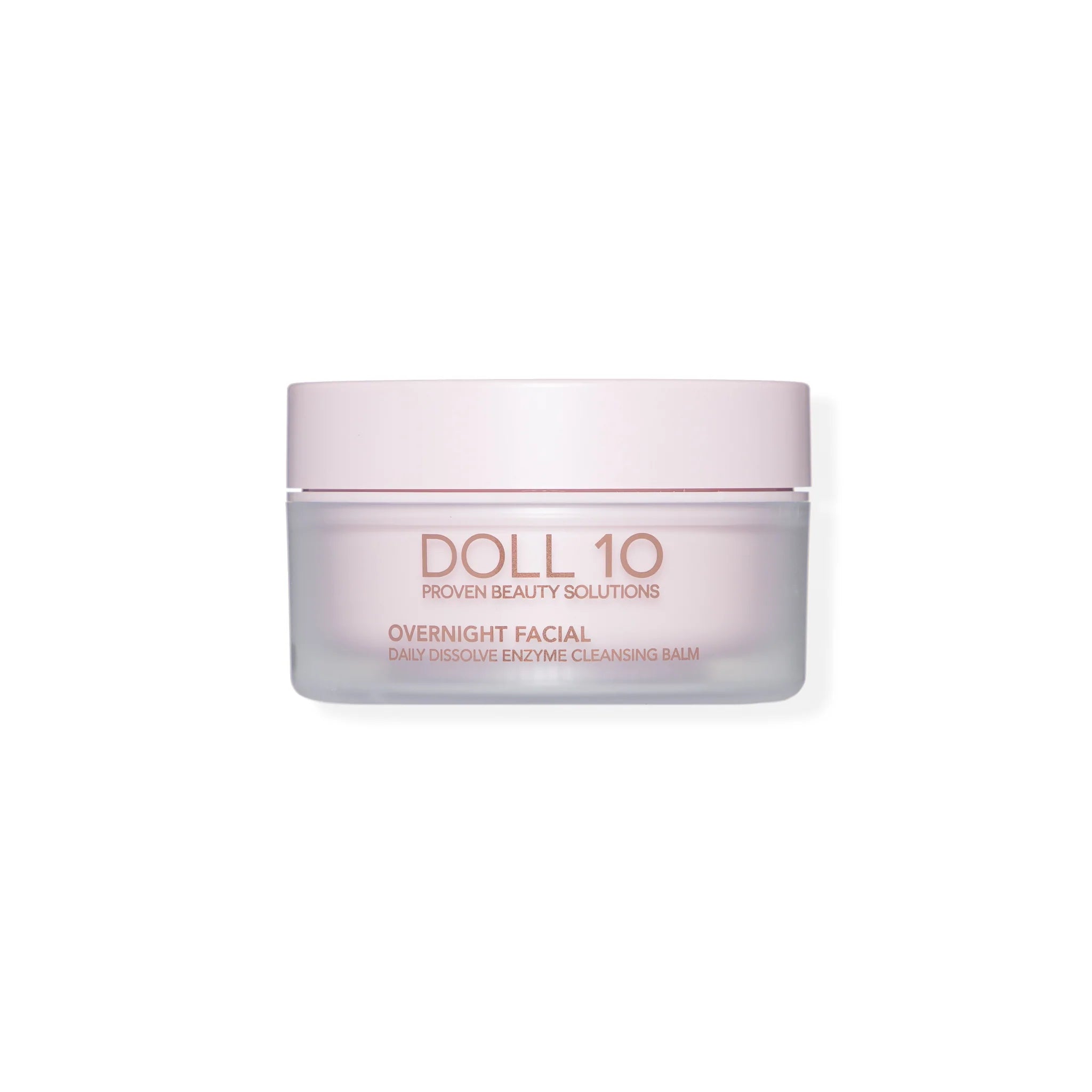 Doll 10 Daily Dissolve Enzyme Cleansing Balm - Gentle Exfoliating Face Wash for All Skin Types | Perfect for Morning & Night Skincare Routine
