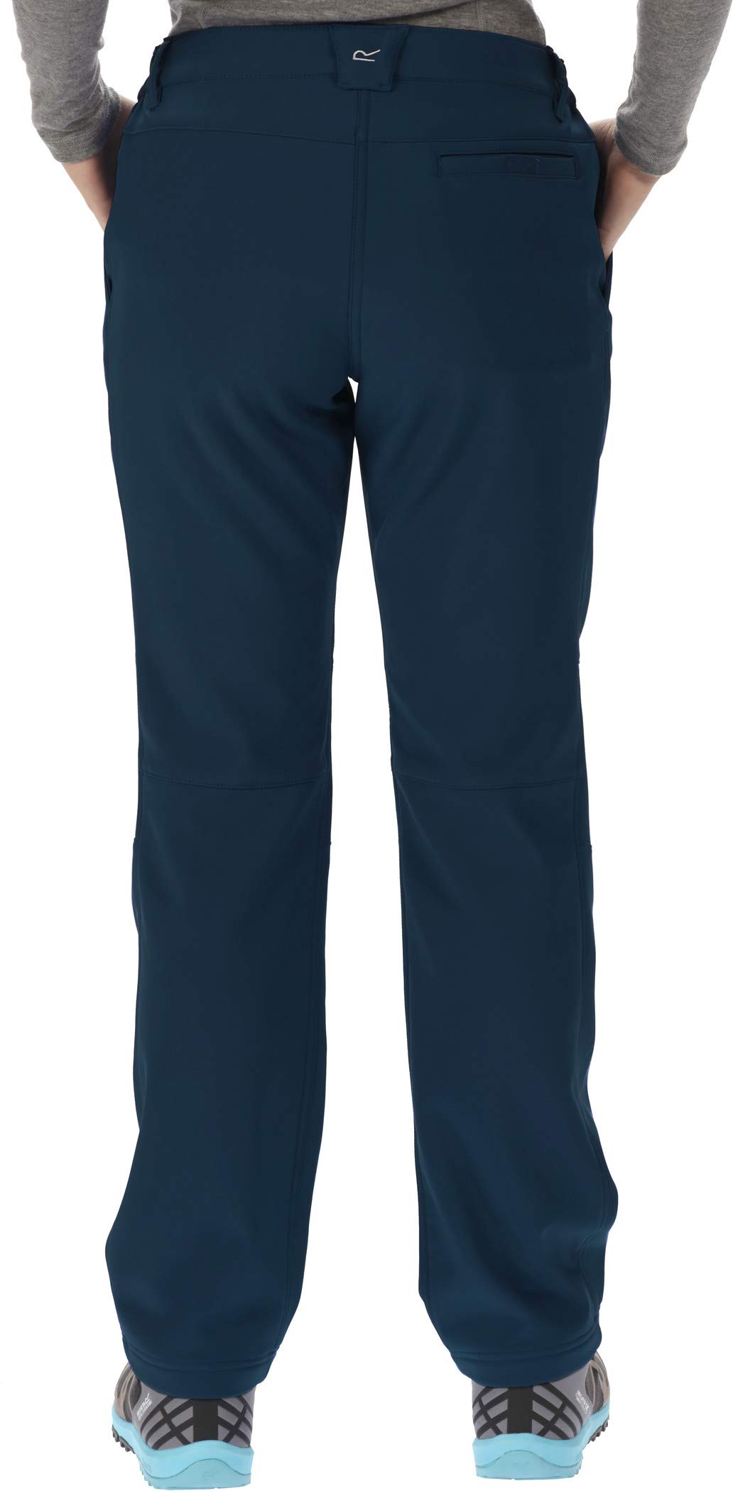 Women's Fenton Navy Blue Trousers - Size 10 Short Leg | Comfortable Casual Pants for Work, Office & Everyday Wear